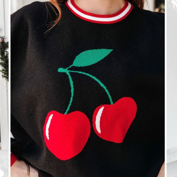 Comfy Cherry Sweater - Picture 3 of 3